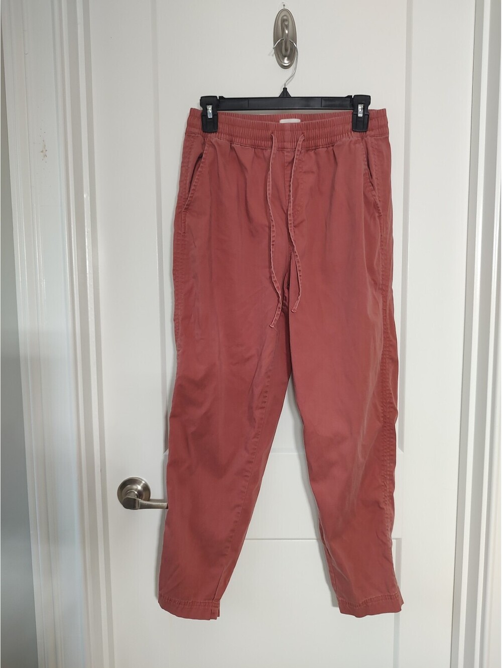 Lou & Grey Rust Colored Drawstring Waist Pants Size Small